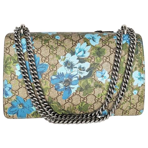 gucci floral bird bag|More.